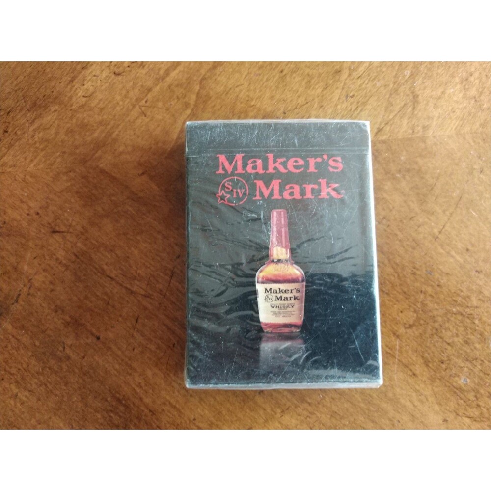 Vintage 2006 Maker's Mark Bourbon Whiskey Playing Cards Deck Pack New Sealed